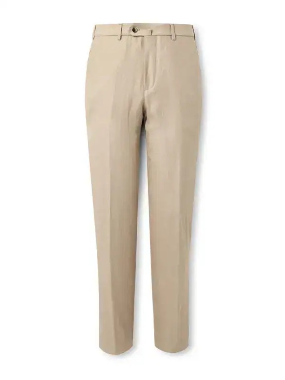 Loro Piana Men's Straight Leg Linen Suit Trousers
